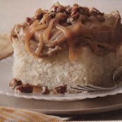 Caramel Sheet Cake, Easy (w/Basic Caramel Sauce)